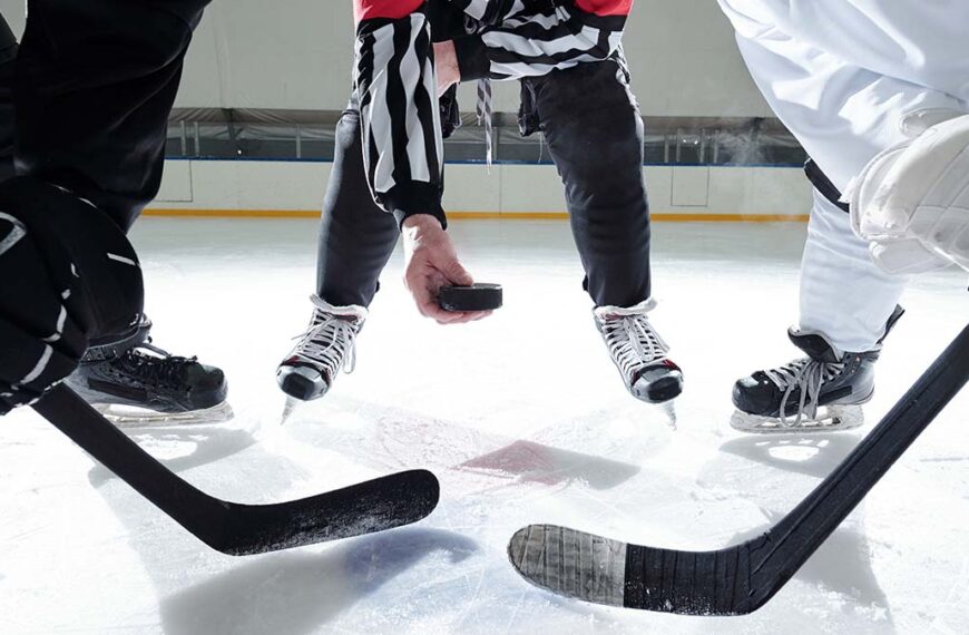 hockey faceoff puck