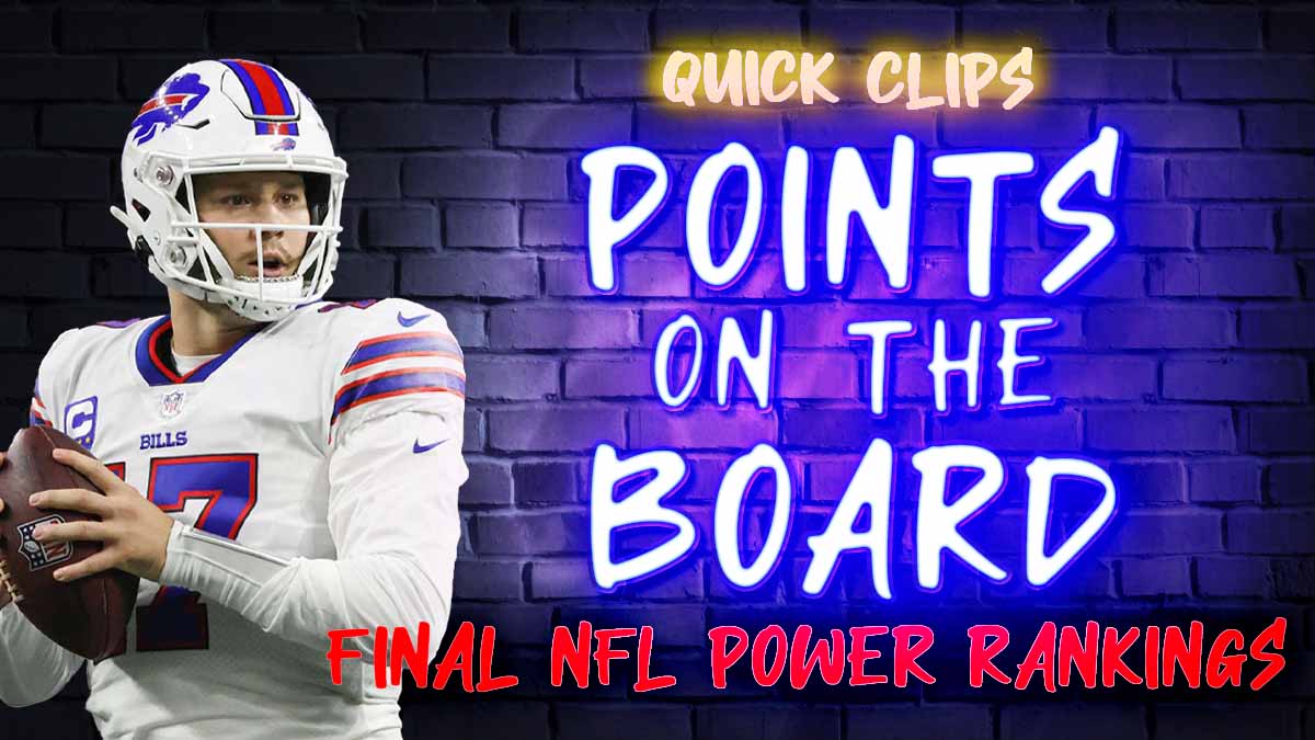 POTB Clip: Final NFL Power Rankings of the Regular Season