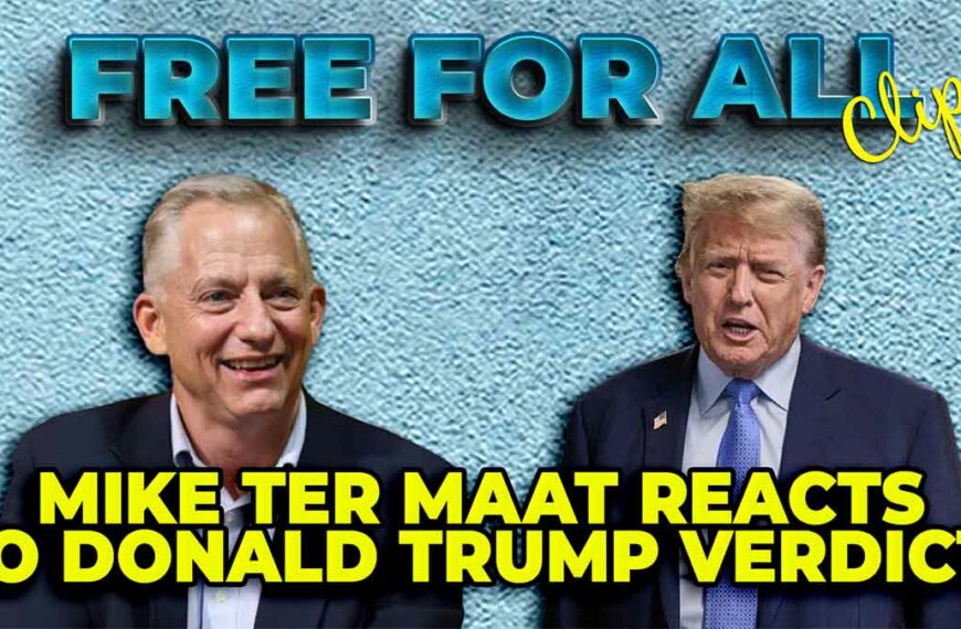 Libertarian VP Nominee Mike ter Maat reacts to Trump Verdict