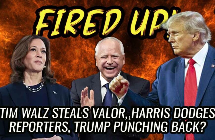 Tim Walz STEALS Valor, Harris Dodges Reporters | Fired Up!