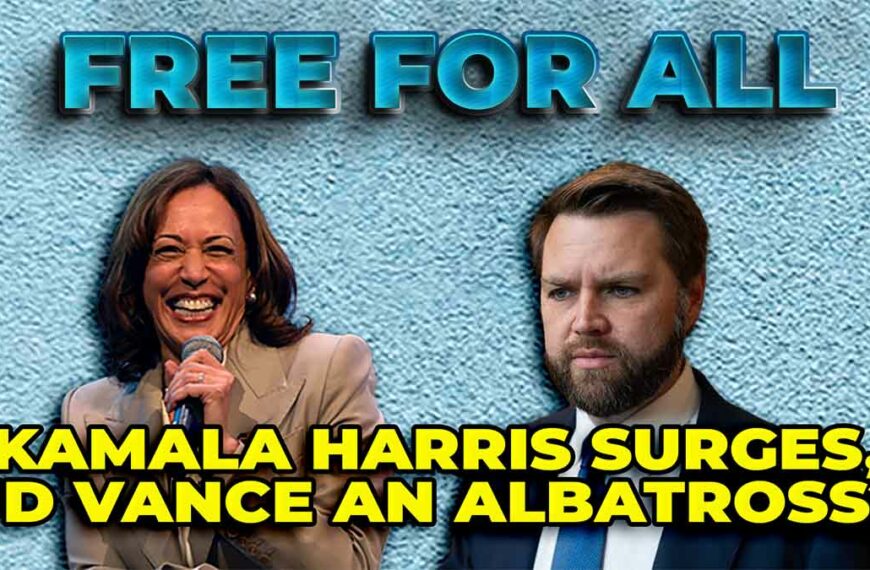 Kamala Harris SURGING in Polls; Is JD Vance an ALBATROSS?