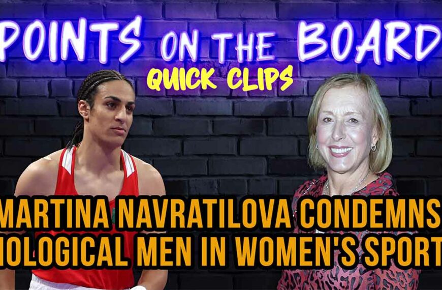 Martina Navratilova CONDEMNS Biological Men in Women’s Sports