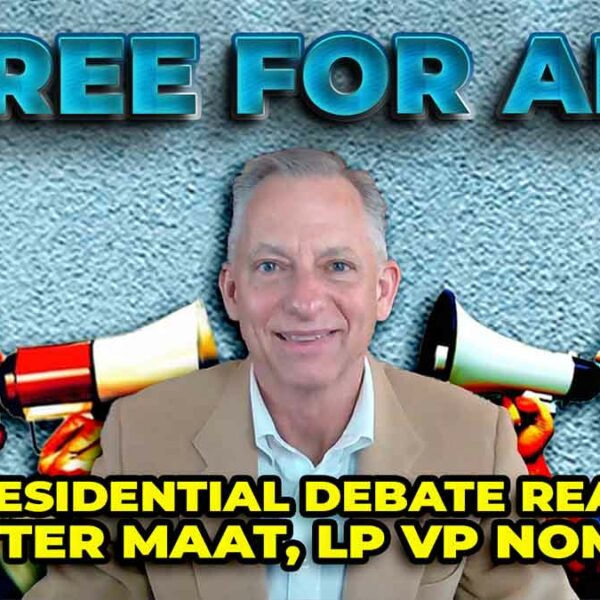 Vice Presidential Debate Reaction: Mike ter Maat, LP VP Nominee