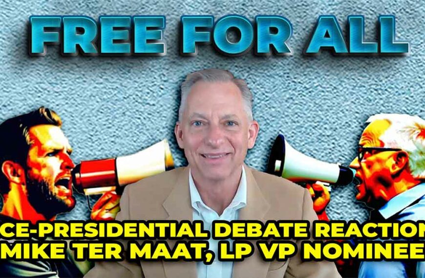 Vice Presidential Debate Reaction: Mike ter Maat, LP VP Nominee