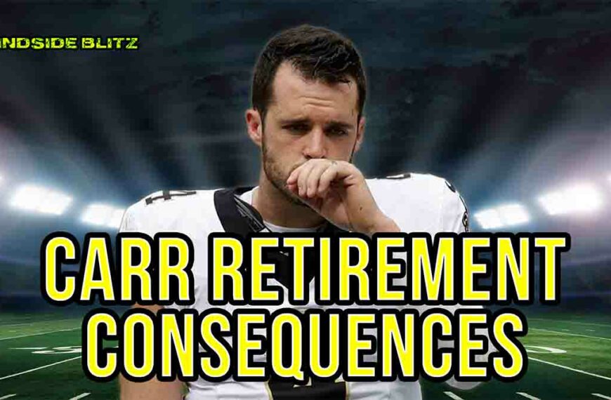 Derek Carr Retires & NFL 2025 Schedule
