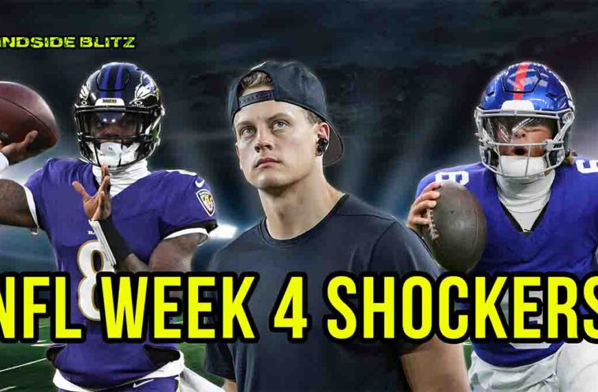 NFL Week 4: Bengals Collapse, Ravens Stumble, Giants Surprise